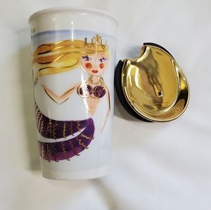 Limited Edition Ceramic Starbucks Mermaid Tumbler